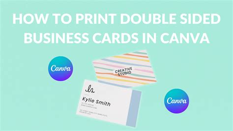 how to print double sided business cards and the art of minimalist design